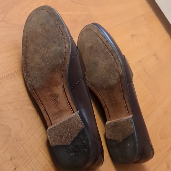 Cole Haan Brown Leather Slip-On Loafers - Picture 5 of 7